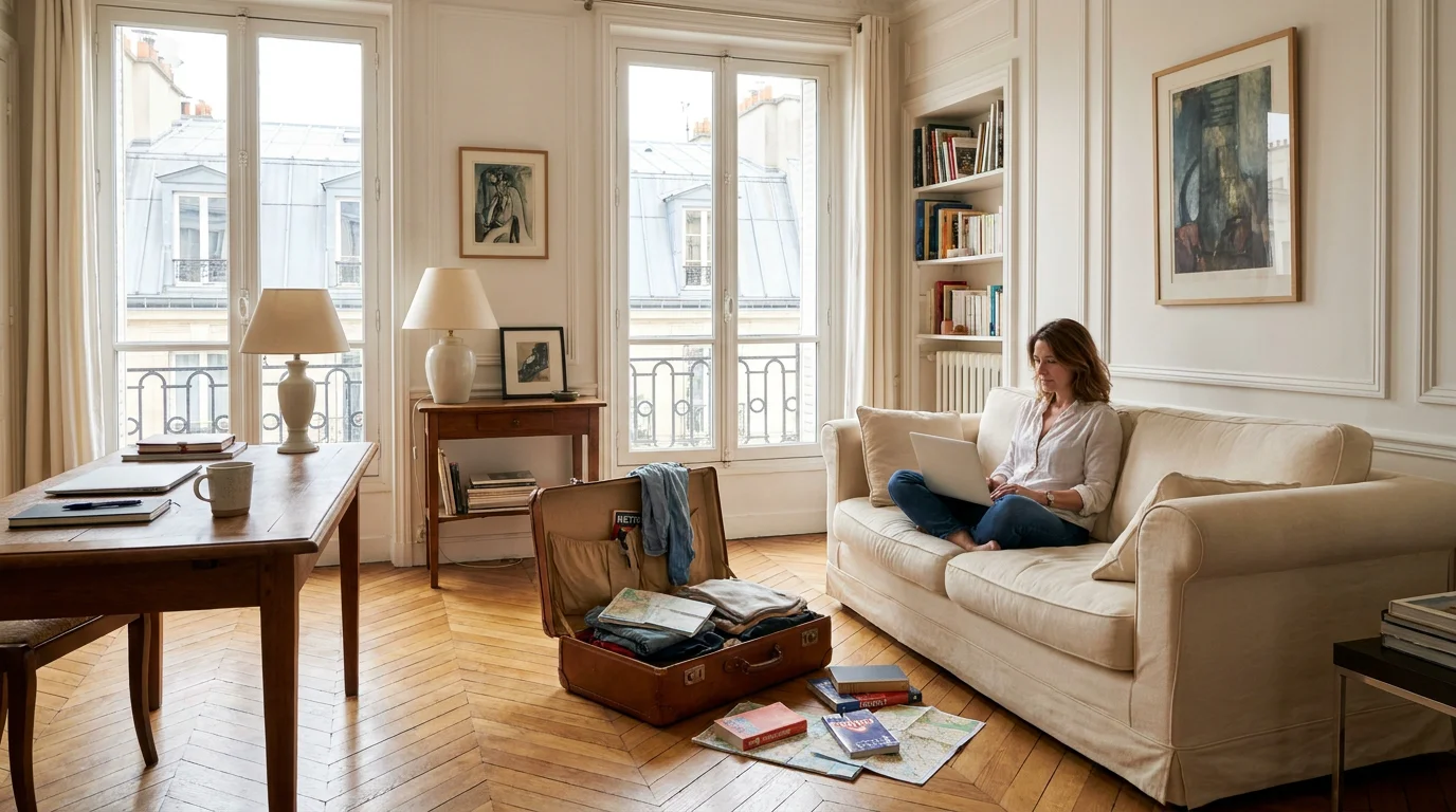 Appartement meublé parisien prêt pour une location de moyenne durée