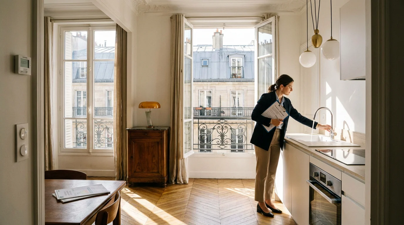 Appartement parisien lumineux prêt pour la mise en location