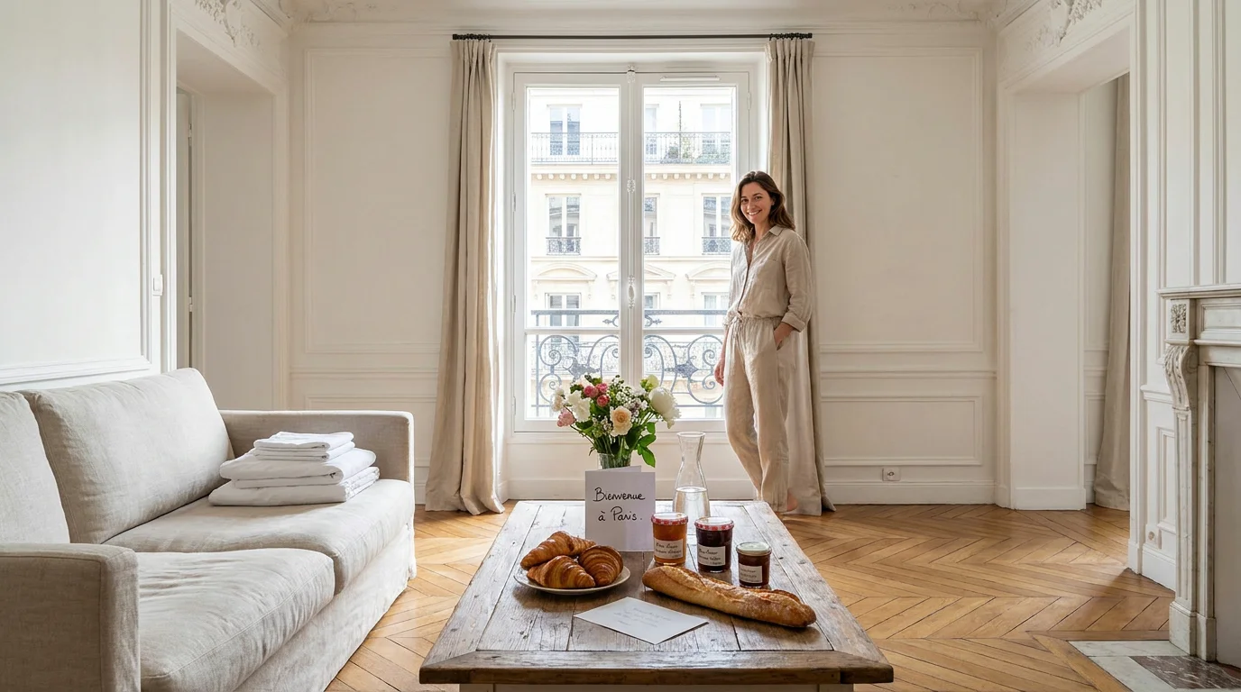 Appartement parisien propre et prêt pour accueillir des voyageurs Airbnb