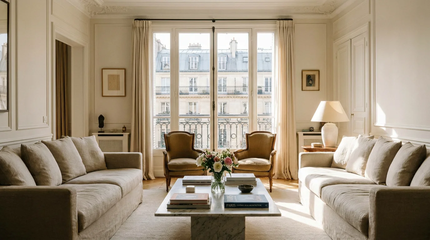 Appartement meublé parisien prêt pour la location saisonnière