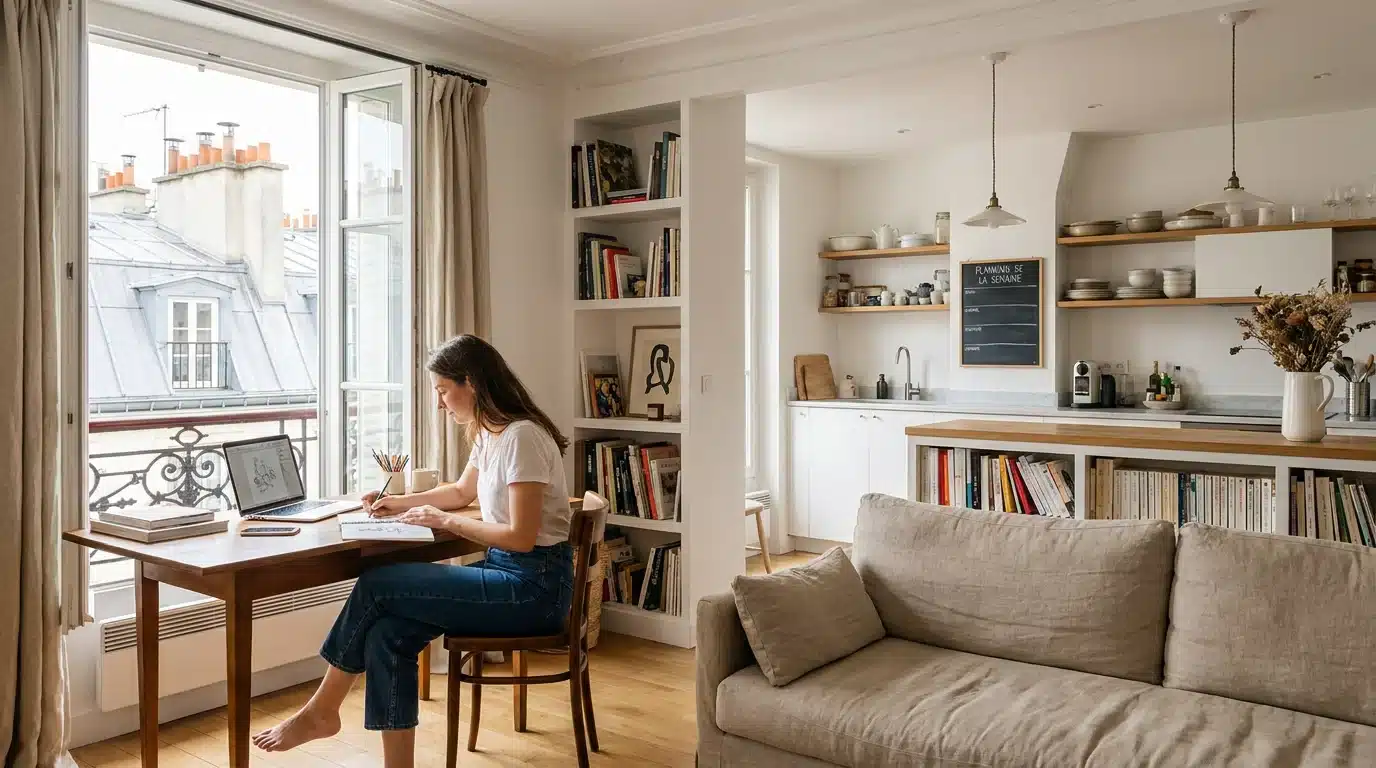 Appartement meublé parisien idéal pour une location au mois sur Airbnb