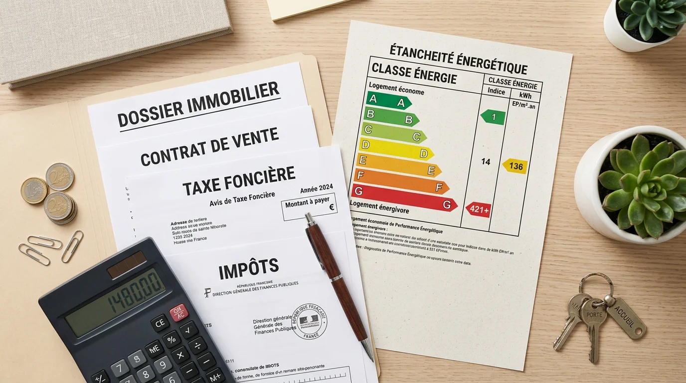 Étiquette énergétique française, calculatrice et documents fiscaux pour une location saisonnière