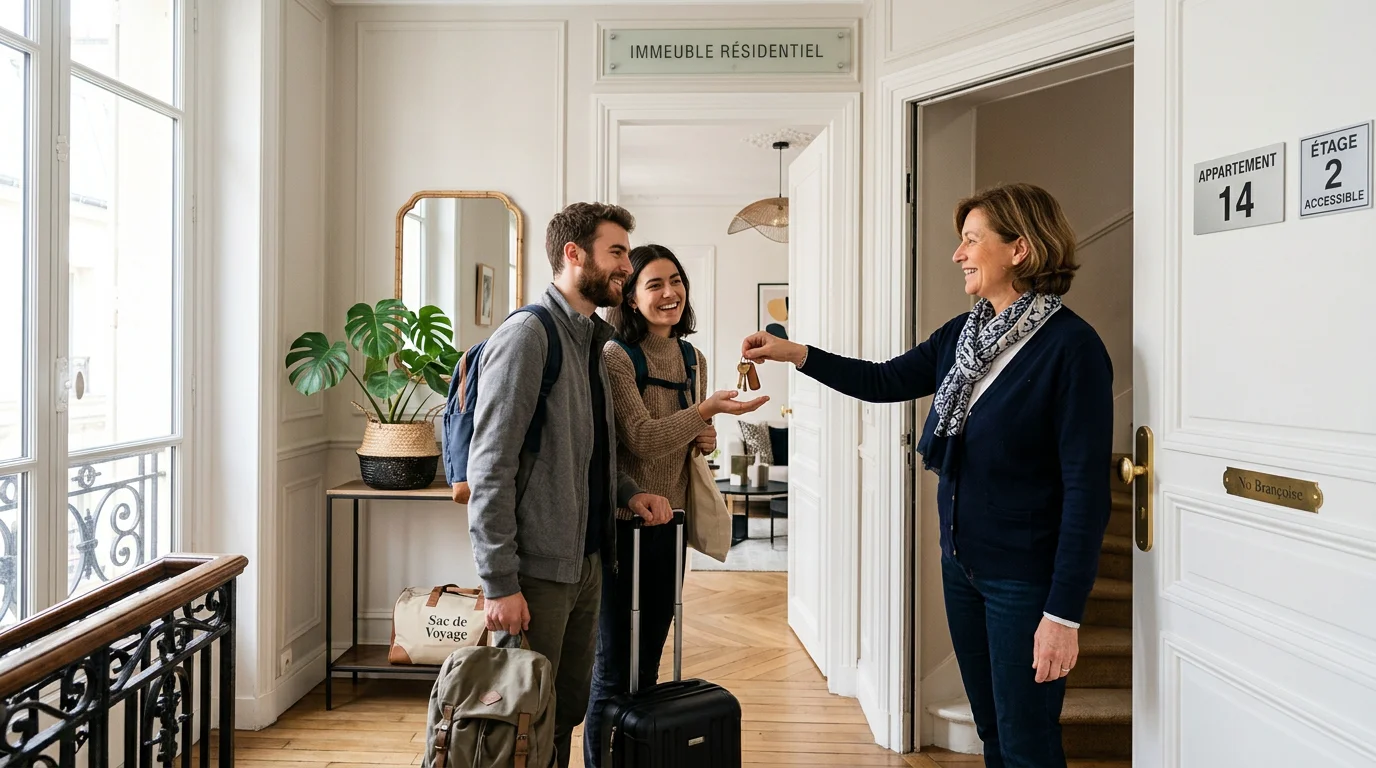 Accueil personnalisé de voyageurs dans un appartement parisien en location courte durée