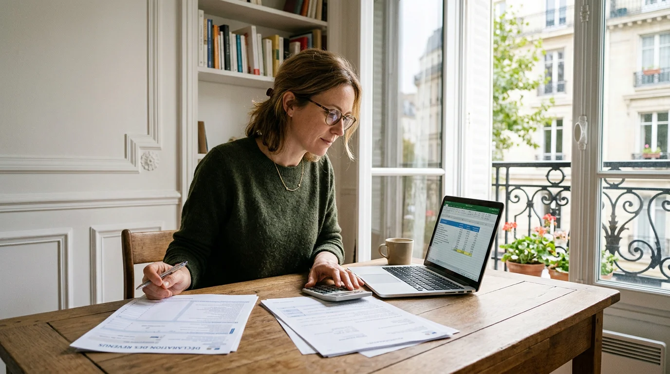 Propriétaire parisien étudiant la fiscalité de sa location meublée de tourisme